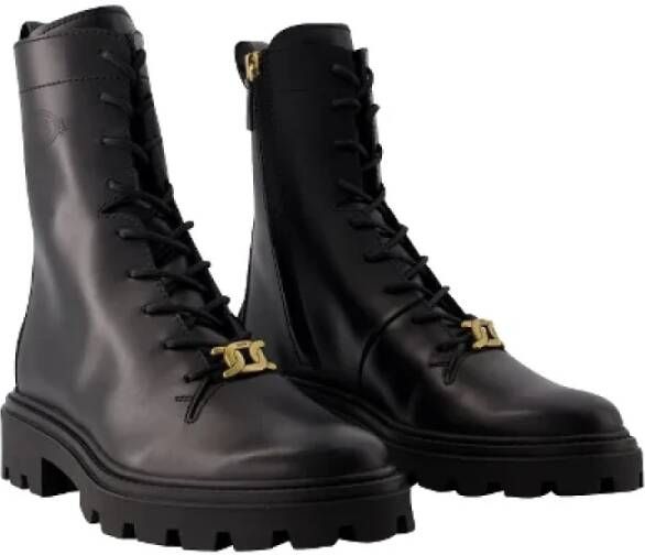 TOD'S Leather boots Black Dames