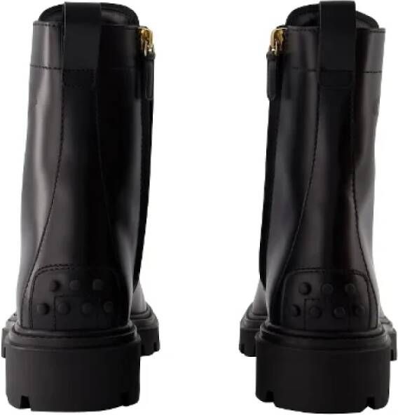 TOD'S Leather boots Black Dames