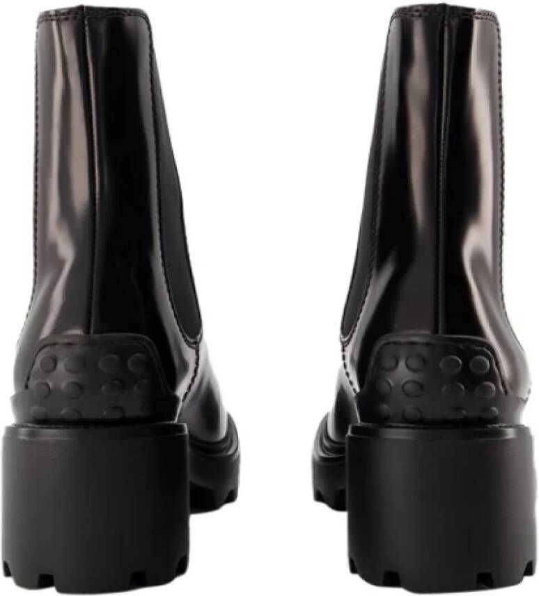 TOD'S Leather boots Black Dames