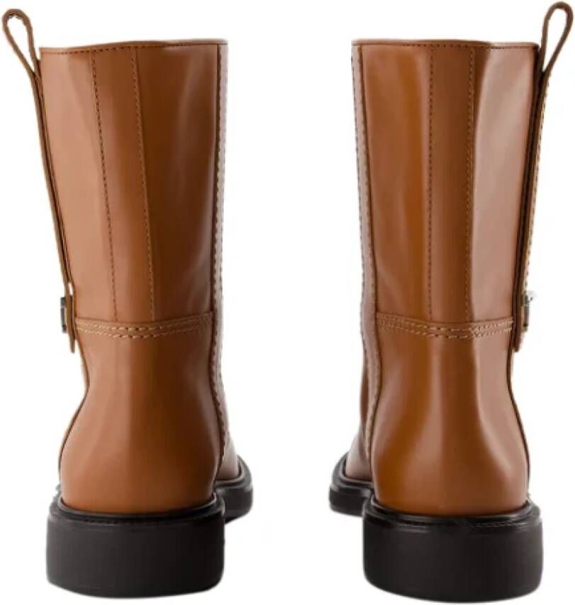 TOD'S Leather boots Brown Dames