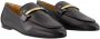 TOD'S Leather flats Black Dames - Thumbnail 2