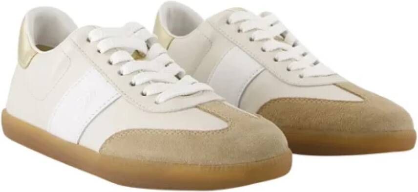 TOD'S Leather sneakers White Dames