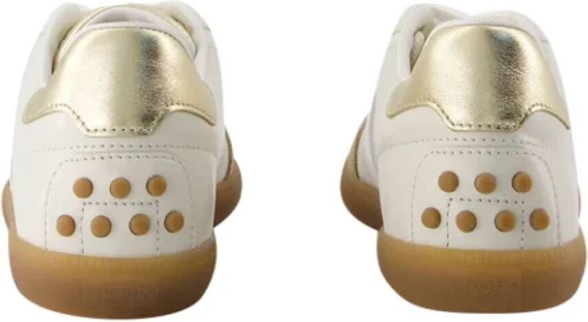 TOD'S Leather sneakers White Dames