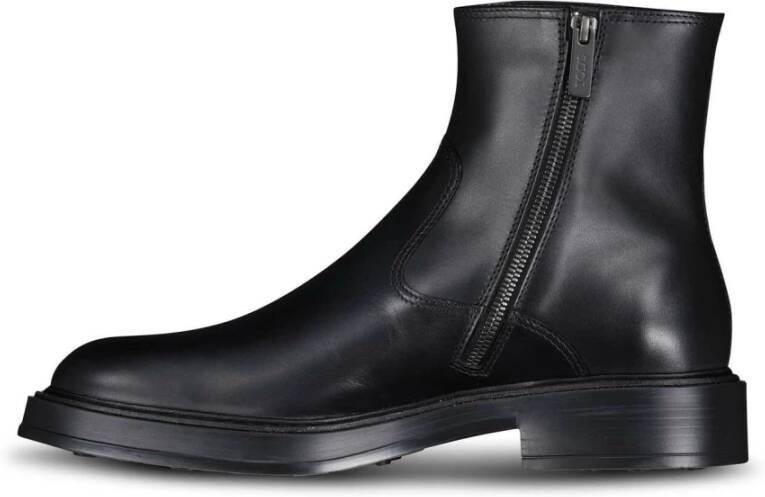 TOD'S Leren Chelsea Boots Black Heren