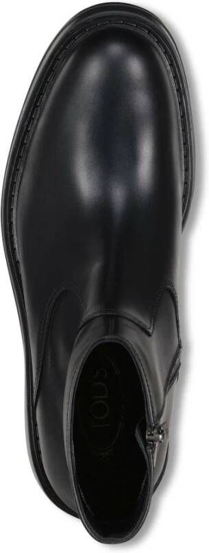 TOD'S Leren Chelsea Boots Black Heren