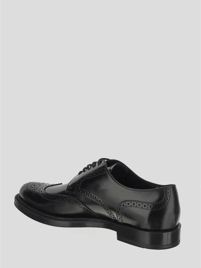 TOD'S Leren Derby Schoen Black Heren