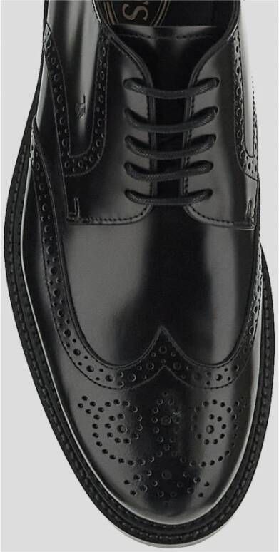 TOD'S Leren Derby Schoen Black Heren