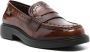 TOD'S Leren Kalfsleren Gevangen Stijl Schoenen Brown Dames - Thumbnail 2