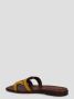 TOD'S Leren Ketting Sandalen Brown Dames - Thumbnail 4