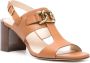 TOD'S Leren Ketting Sandalen Brown Dames - Thumbnail 4