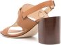 TOD'S Leren Ketting Sandalen Brown Dames - Thumbnail 6