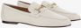 TOD'S Leren Loafer met Horsebit Detail White Dames - Thumbnail 3