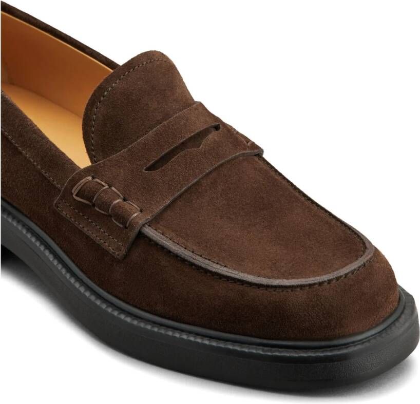 TOD'S Leren Loafer Schoen Brown Dames