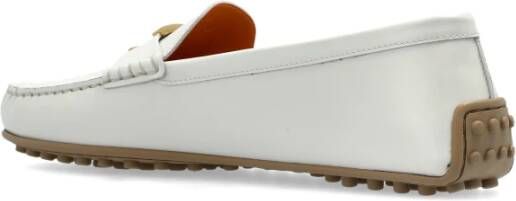 TOD'S Leren loafers Beige Dames