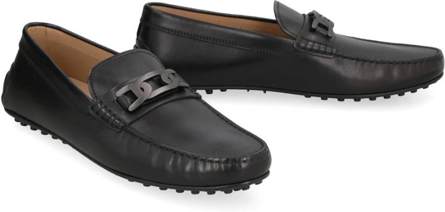 TOD'S Leren loafers Black Heren