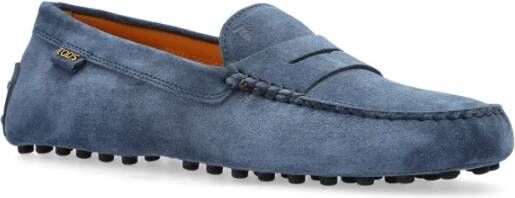 TOD'S Leren Loafers Blue Dames