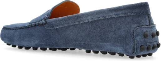 TOD'S Leren Loafers Blue Dames