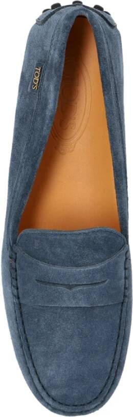 TOD'S Leren Loafers Blue Dames