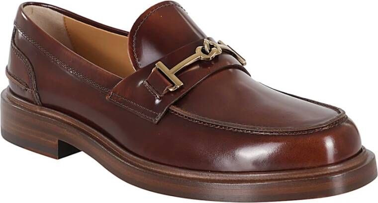 TOD'S Leren Loafers Brown Dames