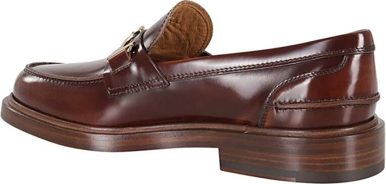 TOD'S Leren Loafers Brown Dames