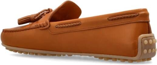 TOD'S Leren loafers Brown Dames