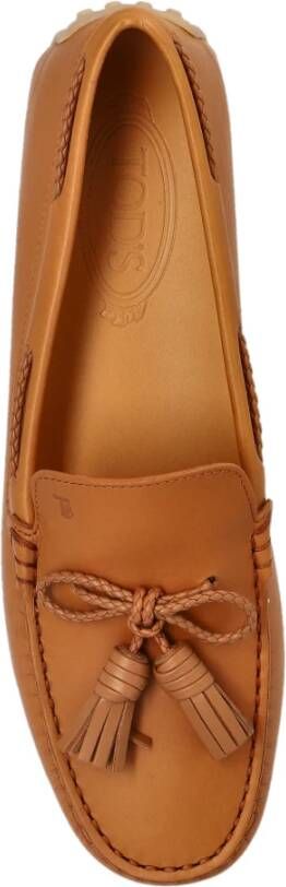 TOD'S Leren loafers Brown Dames