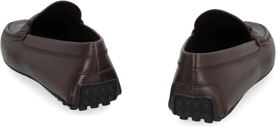 TOD'S Leren loafers Brown Heren