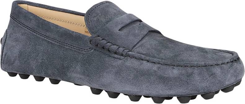 TOD'S Leren Loafers Gray Heren