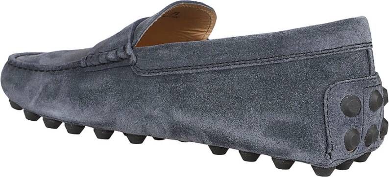 TOD'S Leren Loafers Gray Heren