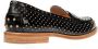 TOD'S Leren Loafers met Metalen Applicaties Black Dames - Thumbnail 3