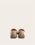 TOD'S Leren Loafers met Metalen Detail Beige Dames - Thumbnail 3