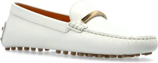 TOD'S Leren Loafers White Dames