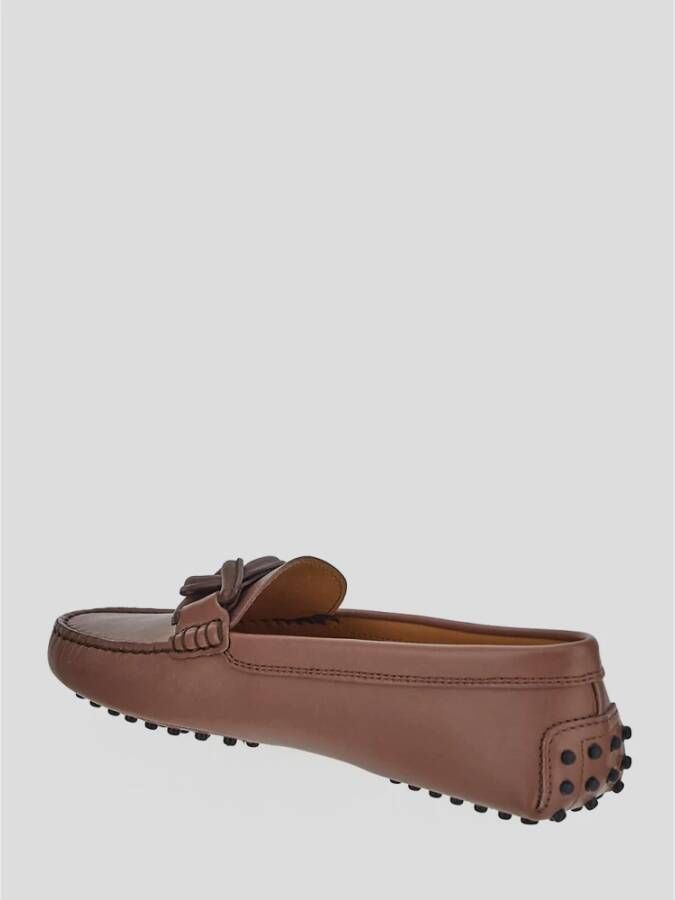 TOD'S Leren Mocassins Brown Dames