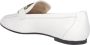 TOD'S Leren mocassins met metalen logo-accessoire White Dames - Thumbnail 3