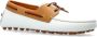 TOD'S Leren mocassins White Dames - Thumbnail 4