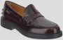 TOD'S Leren Patent Loafer Schoen Red Dames - Thumbnail 2