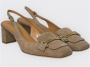 TOD'S Leren Sandalen met Barband Brown Dames - Thumbnail 4