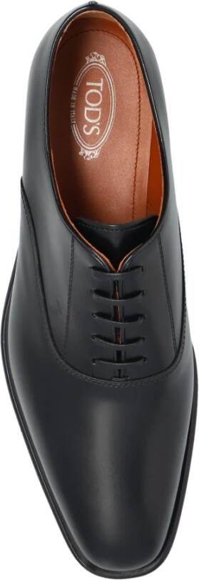 TOD'S Leren schoenen Black Heren