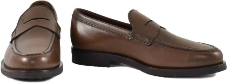 TOD'S Leren Schoenen Brown Heren