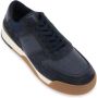 TOD'S Leren sneakers met stoffen inzetstukken Blue Heren - Thumbnail 4