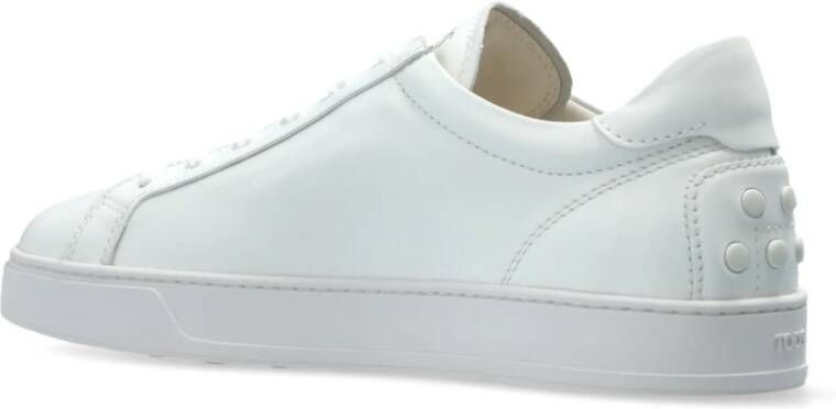 TOD'S Leren sneakers White Dames