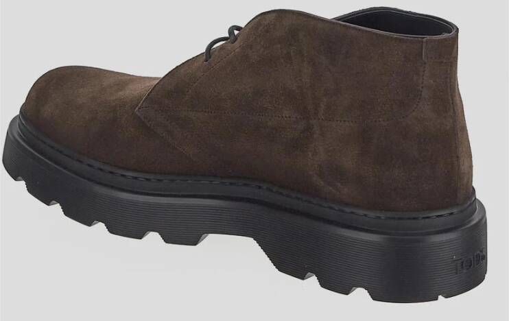 TOD'S Leren Veterschoen Brown Heren