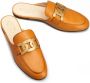 TOD'S Lichtbruine leren muiltjes met ketting Brown Dames - Thumbnail 2