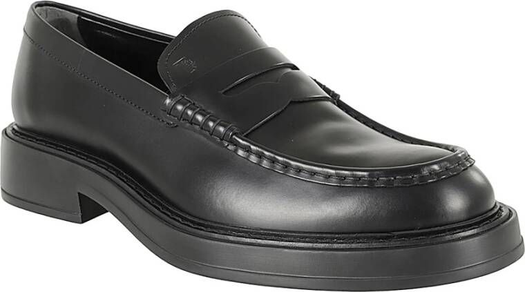 TOD'S Lichtgewicht Loafer Schoen Black Heren