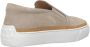 TOD'S Lichtgrijze Slip-on Sneakers met Nubuck Bovenwerk Gray Heren - Thumbnail 3