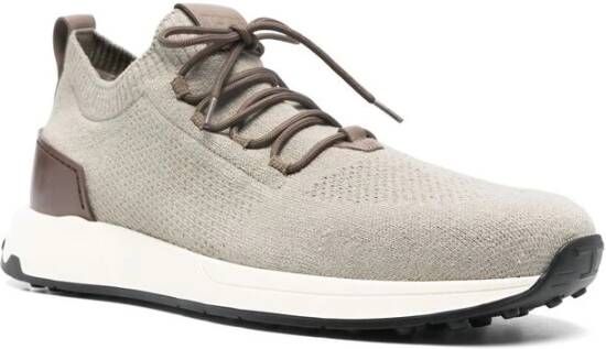 TOD'S Lichtgrijze Veterschoenen Gray Heren