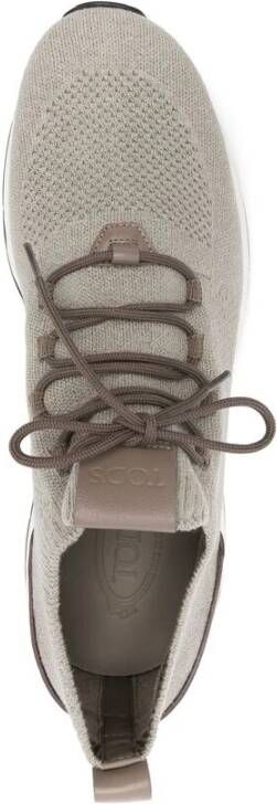 TOD'S Lichtgrijze Veterschoenen Gray Heren