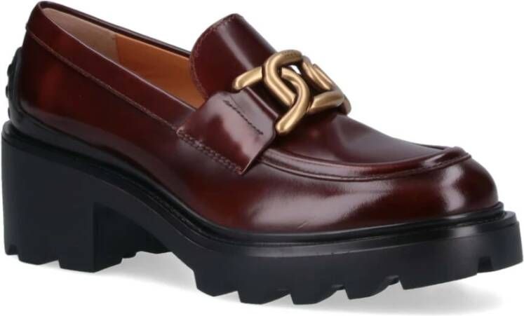 TOD'S Bruine platte schoenen Bruin Dames