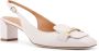 TOD'S Metalen Detail Leren Slingback Hakken Beige Dames - Thumbnail 2