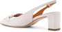 TOD'S Metalen Detail Leren Slingback Hakken Beige Dames - Thumbnail 3